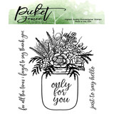 Picket Fence Studios Forgot to Say Thank You Clear Stamps (F-112)