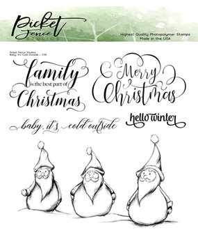 Picket Fence Studios Baby, It's Cold Outside Clear Stamps (C-115) Picket Fence Studios Baby, It's Cold Outside Clear Stamps (C-115)