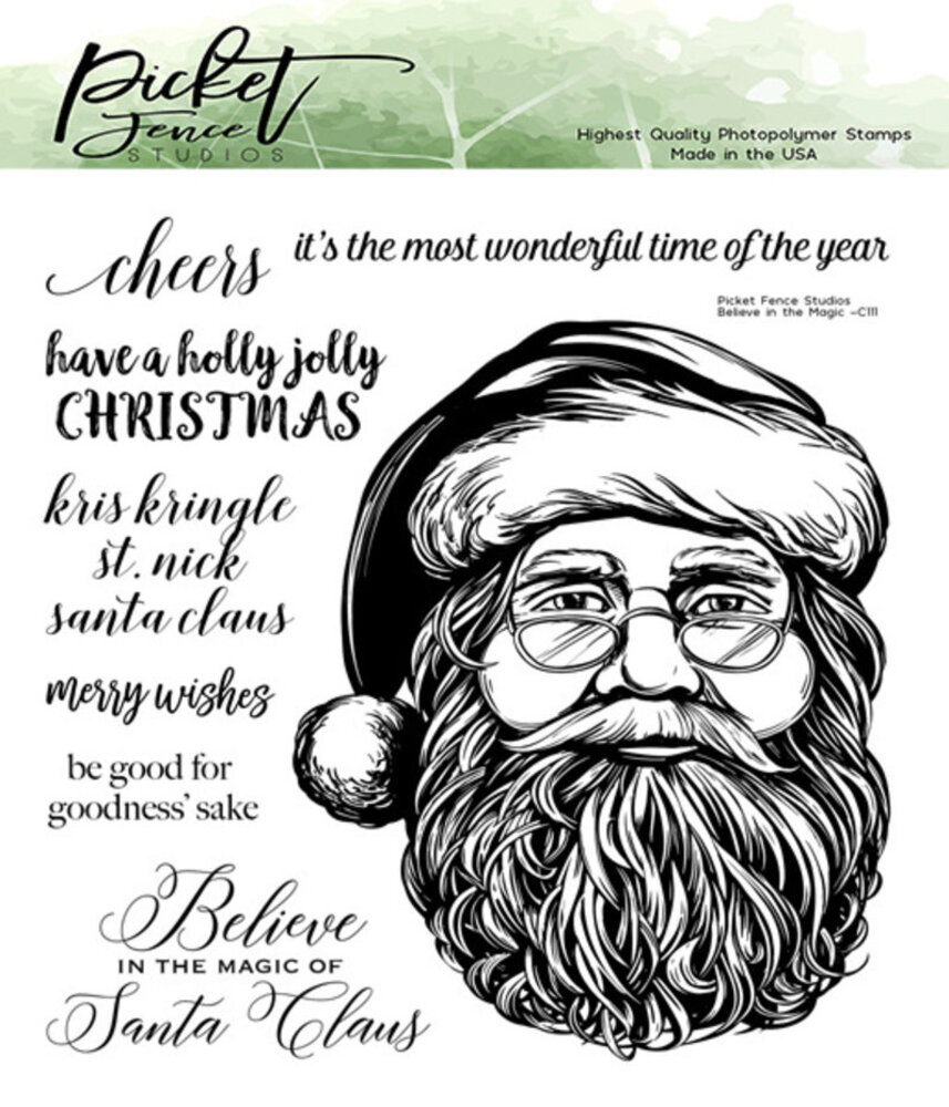 Picket Fence Studios Believe in the Magic Clear Stamps (C-111) Picket Fence Studios Believe in the Magic Clear Stamps (C-111)