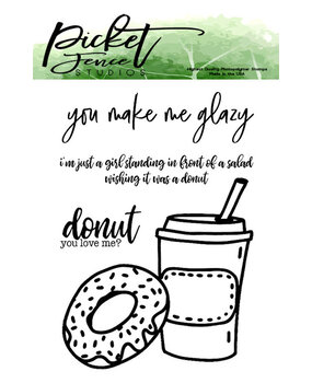 Picket Fence Studios You Make Me Glazy Clear Stamps (T-102) Picket Fence Studios You Make Me Glazy Clear Stamps (T-102)
