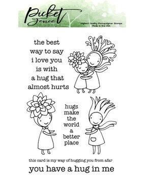 Picket Fence Studios I am a Hugger Clear Stamps (SF-104) Picket Fence Studios I am a Hugger Clear Stamps (SF-104)