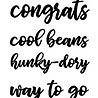 Picket Fence Studios Ways To Say Congrats Clear Stamps (S-116) Picket Fence Studios Ways To Say Congrats Clear Stamps (S-116)