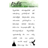 Picket Fence Studios Planner Girls Before Magical Vacation Clear Stamps (P-105)
