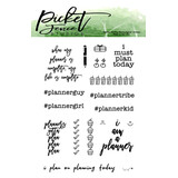 Picket Fence Studios Planners Gotta Plan Clear Stamps (P-100)