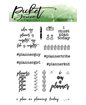 Picket Fence Studios Planners Gotta Plan Clear Stamps (P-100) Picket Fence Studios Planners Gotta Plan Clear Stamps (P-100)