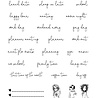 Picket Fence Studios Planner Girls Hang Out Clear Stamps (P-101) Picket Fence Studios Planner Girls Hang Out Clear Stamps (P-101)