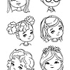 Picket Fence Studios Girls of All Seasons Clear Stamps (KIDS-101) Picket Fence Studios Girls of All Seasons Clear Stamps (KIDS-101)
