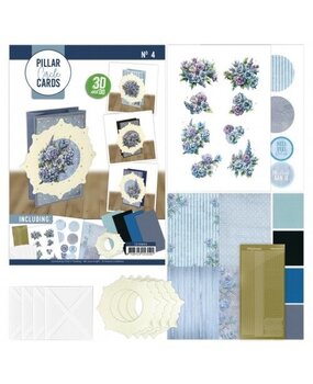 Find It Trading 3D and Do Pillar Circle Cards Blooming Blue (CC10004) Find It Trading 3D and Do Pillar Circle Cards Blooming Blue (CC10004)