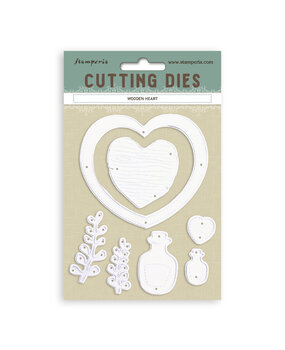 Stamperia Cutting Dies A6 Wooden Heart (SFT03)