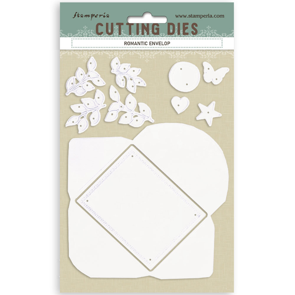 Stamperia Cutting Dies A5 Romantic Envelope (SFT10) Stamperia Cutting Dies A5 Romantic Envelope (SFT10)