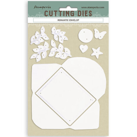 Stamperia Cutting Dies A5 Romantic Envelope (SFT10) Stamperia Cutting Dies A5 Romantic Envelope (SFT10)