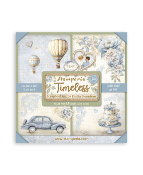 Stamperia Timeless 8x8 Inch Single Face Paper Pack (SBBSXB13) Stamperia Timeless 8x8 Inch Single Face Paper Pack (SBBSXB13)