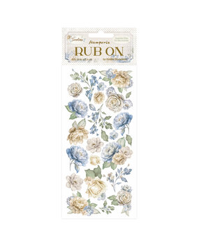 Stamperia Timeless Rub-On 4x8,5 Inch Flowers (DFLRB160)