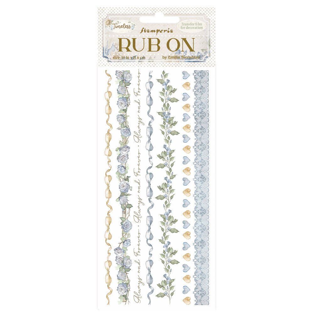 Stamperia Timeless Rub-On 4x8,5 Inch Stripes (DFLRB165) Stamperia Timeless Rub-On 4x8,5 Inch Stripes (DFLRB165)