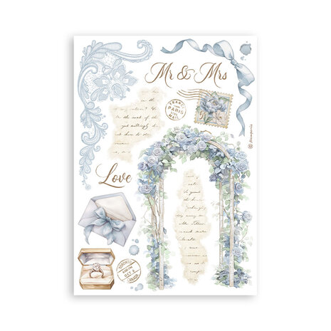 Stamperia Timeless A5 Washi Pad (SBW20) Stamperia Timeless A5 Washi Pad (SBW20)