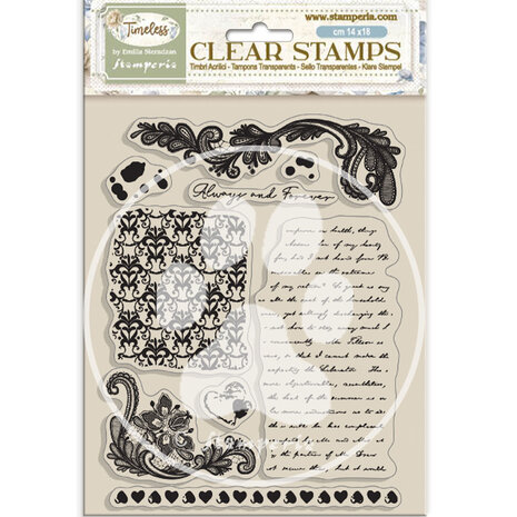 Stamperia Timeless Clear Stamps Backgrounds (WTK220) Stamperia Timeless Clear Stamps Backgrounds (WTK220)