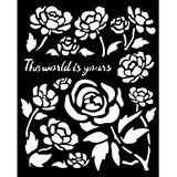 Stamperia Timeless Thick Stencil 20x25cm Roses (KSTD179)