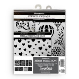 Stamperia Timeless Assortment Thick Stencil (8pcs) (KSTDX02)