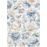 Stamperia Timeless A4 Rice Paper Big Roses (DFSA41032)