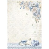 Stamperia Timeless A4 Rice Paper Heart Box (DFSA41034)