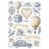 Stamperia Timeless A4 Rice Paper Mixed Elements (DFSA41037)