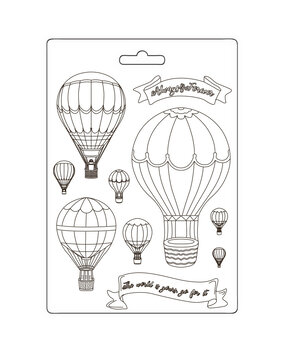 Stamperia Timeless A5 Soft Mould Balloons (K3PTA5672)