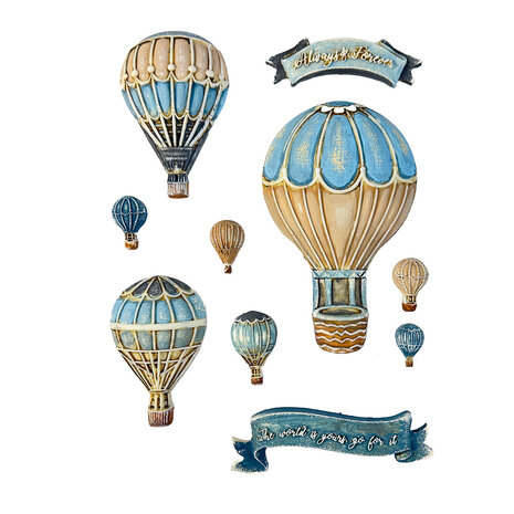 Stamperia Timeless A5 Soft Mould Balloons (K3PTA5672) Stamperia Timeless A5 Soft Mould Balloons (K3PTA5672)