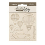 Stamperia Timeless Decorative Chips Air Balloons (SCB266)