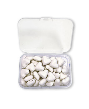 Stamperia Wax Refill Heart Shape Pearl White (WAXC13)