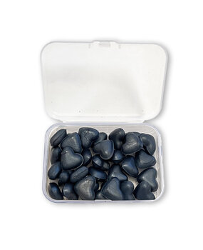 Stamperia Wax Refill Heart Shape Pearl Deep Blue (WAXC17)