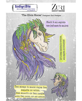 IndigoBlu The Elvin Horse A5 Rubber Stamps (IND0943) IndigoBlu The Elvin Horse A5 Rubber Stamps (IND0943)
