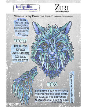 IndigoBlu Rescue is my Favourite Breed A5 Rubber Stamps (IND0942) IndigoBlu Rescue is my Favourite Breed A5 Rubber Stamps (IND0942)