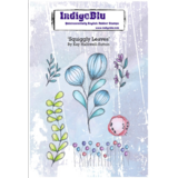 IndigoBlu Squiggly Leaves A6 Rubber Stamps (IND0913)