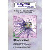 IndigoBlu Colour Me Conehead Daisy A6 Rubber Stamps (IND0749)