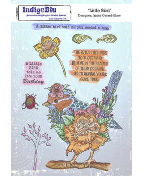 IndigoBlu Little Birdie A5 Rubber Stamps (IND0799) IndigoBlu Little Birdie A5 Rubber Stamps (IND0799)