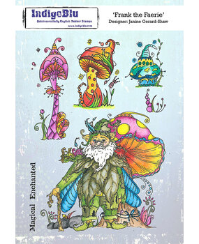 IndigoBlu Frank the Faerie A5 Rubber Stamps (IND0729)