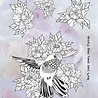IndigoBlu Hummingbird And Peony A5 Rubber Stamps (IND0704) IndigoBlu Hummingbird And Peony A5 Rubber Stamps (IND0704)