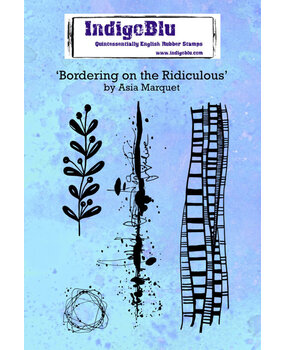 IndigoBlu Bordering On the Ridiculous A6 Rubber Stamps (IND0700)