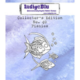 IndigoBlu Collectors Edition 39 Rubber Stamp - Fishies (IND0671)