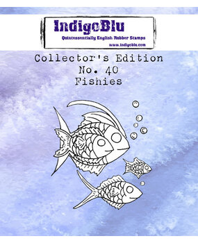IndigoBlu Collectors Edition 39 Rubber Stamp - Fishies (IND0671)
