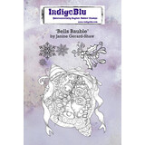 IndigoBlu Bells Bauble A6 Rubber Stamps (IND0667)