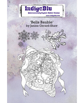 IndigoBlu Bells Bauble A6 Rubber Stamps (IND0667)