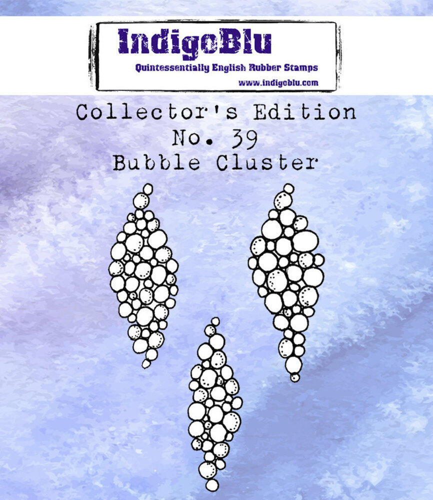 IndigoBlu Collectors Edition 39 Rubber Stamp - Bubble Cluster (IND0626)