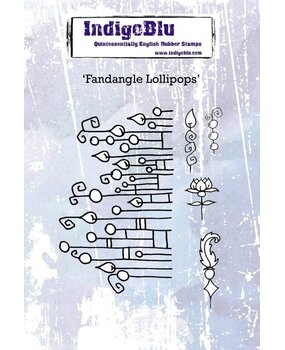 IndigoBlu Fandangle Lollipops A6 Rubber Stamp (IND0606) IndigoBlu Fandangle Lollipops A6 Rubber Stamp (IND0606)