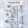 IndigoBlu Fandangle Roses A6 Rubber Stamp (IND0605) IndigoBlu Fandangle Roses A6 Rubber Stamp (IND0605)