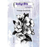 IndigoBlu Vintage Dogwood A6 Rubber Stamp (IND0588)