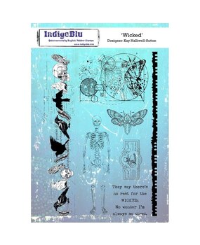 IndigoBlu Wicked A5 Rubber Stamp (IND0563)