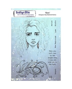 IndigoBlu Kate A5 Rubber Stamp (IND0564)