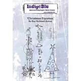 IndigoBlu Christmas Equation A6 Rubber Stamp (IND0550)