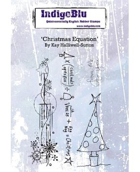 IndigoBlu Christmas Equation A6 Rubber Stamp (IND0550) IndigoBlu Christmas Equation A6 Rubber Stamp (IND0550)